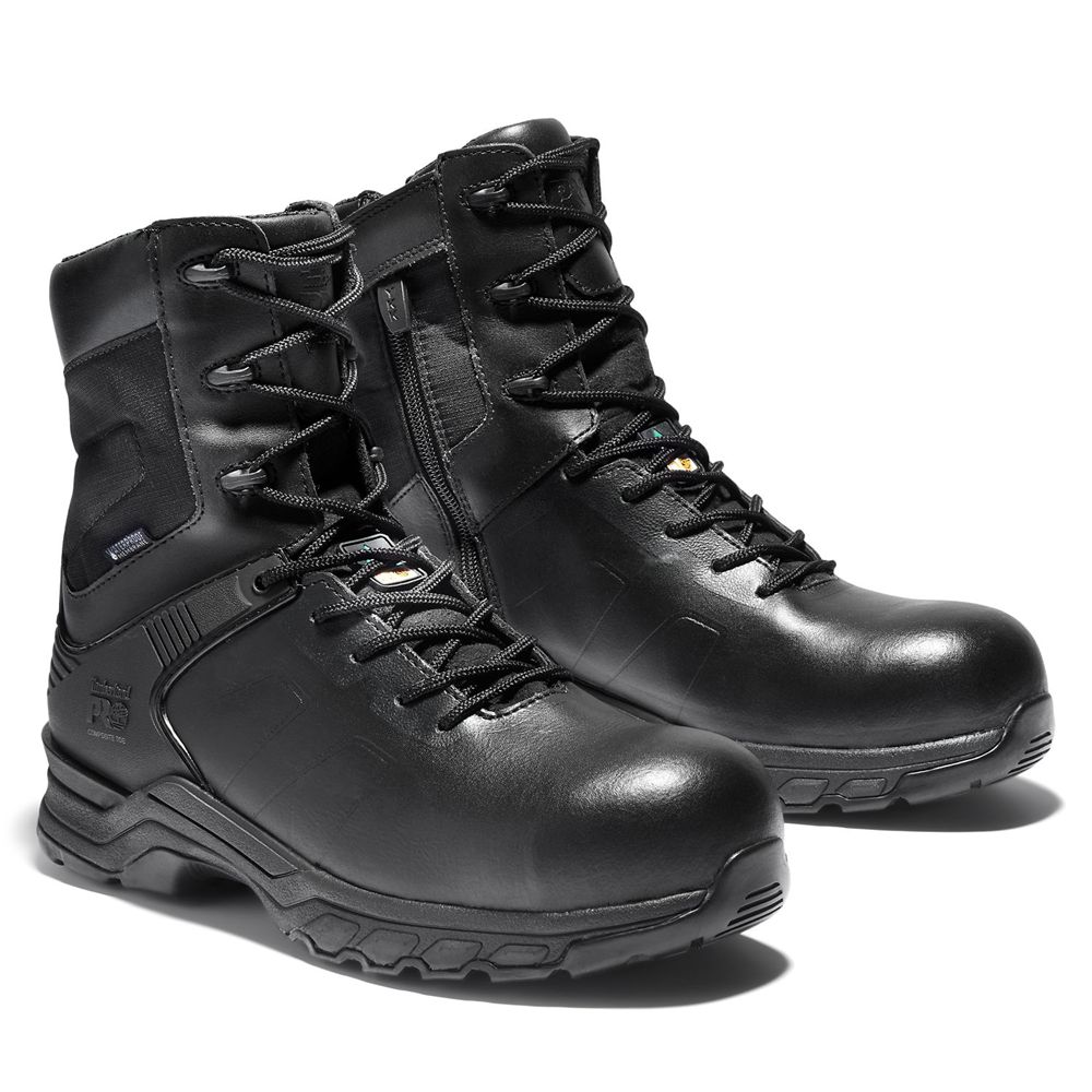 Bocanci De Muncă Timberland Barbati Negrii - Pro® Hypercharge 8\" Comp Toe - Romania - OJDXMP051